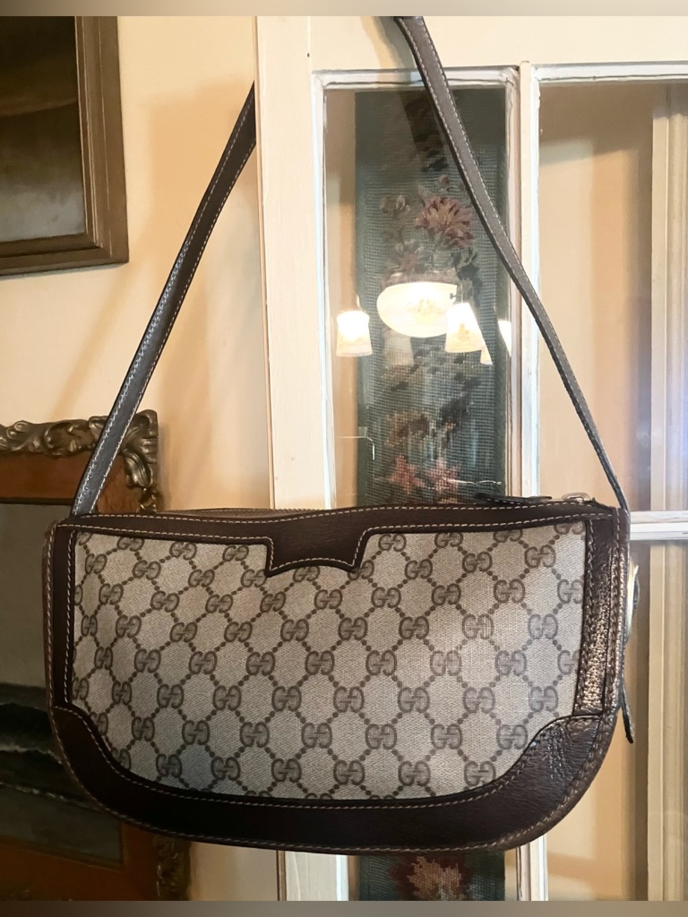 Gucci Vintage supreme monogram half moon shoulder bag - Picture 8 of 10